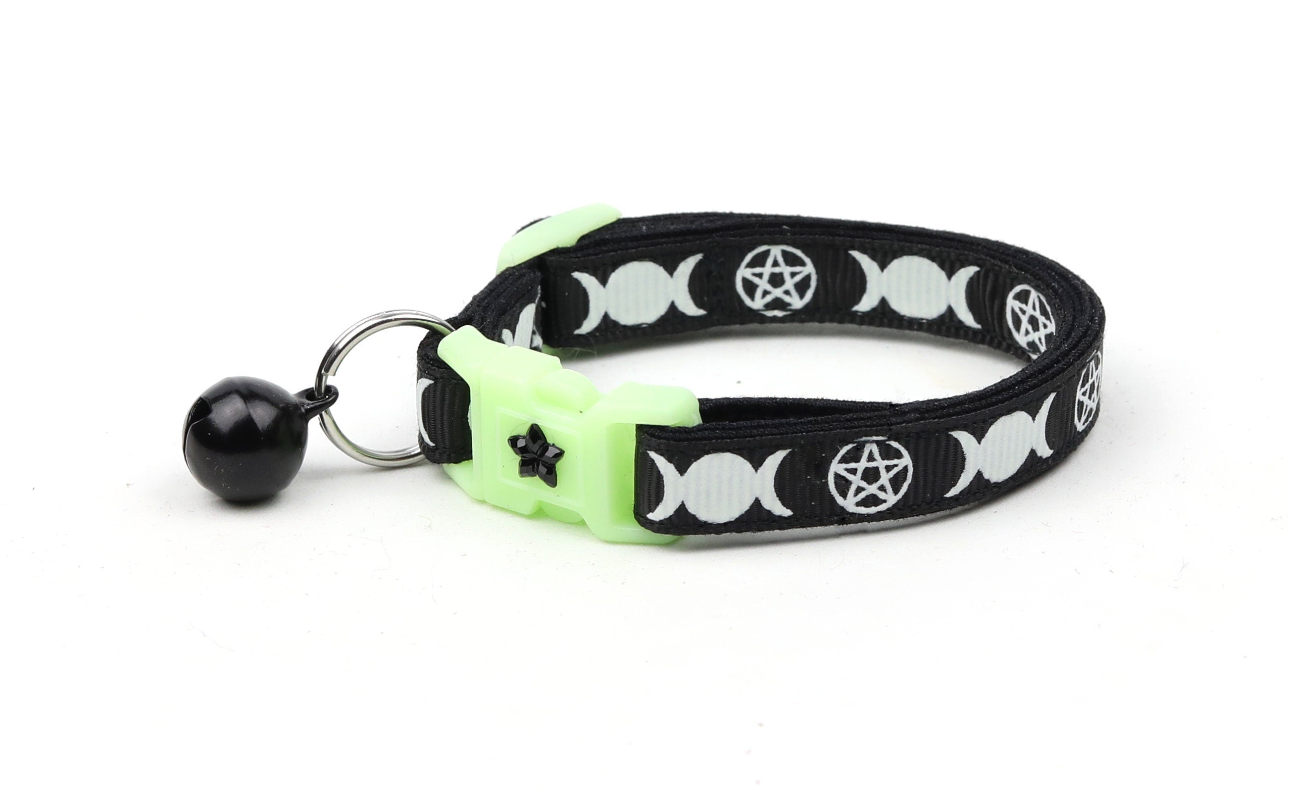 Witch's Familiar on Black Cat Collar-0