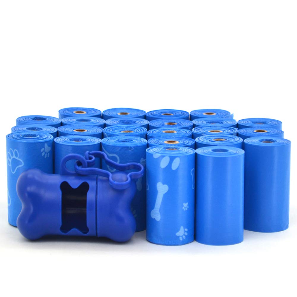 Best Pet Supplies Dog Poop Bags (150 Bags) for Waste Refuse Cleanup, Doggy Roll Replacements for Outdoor Puppy Walking and Travel, Leak Proof and Tear Resistant, Thick Plastic - Assorted Colors