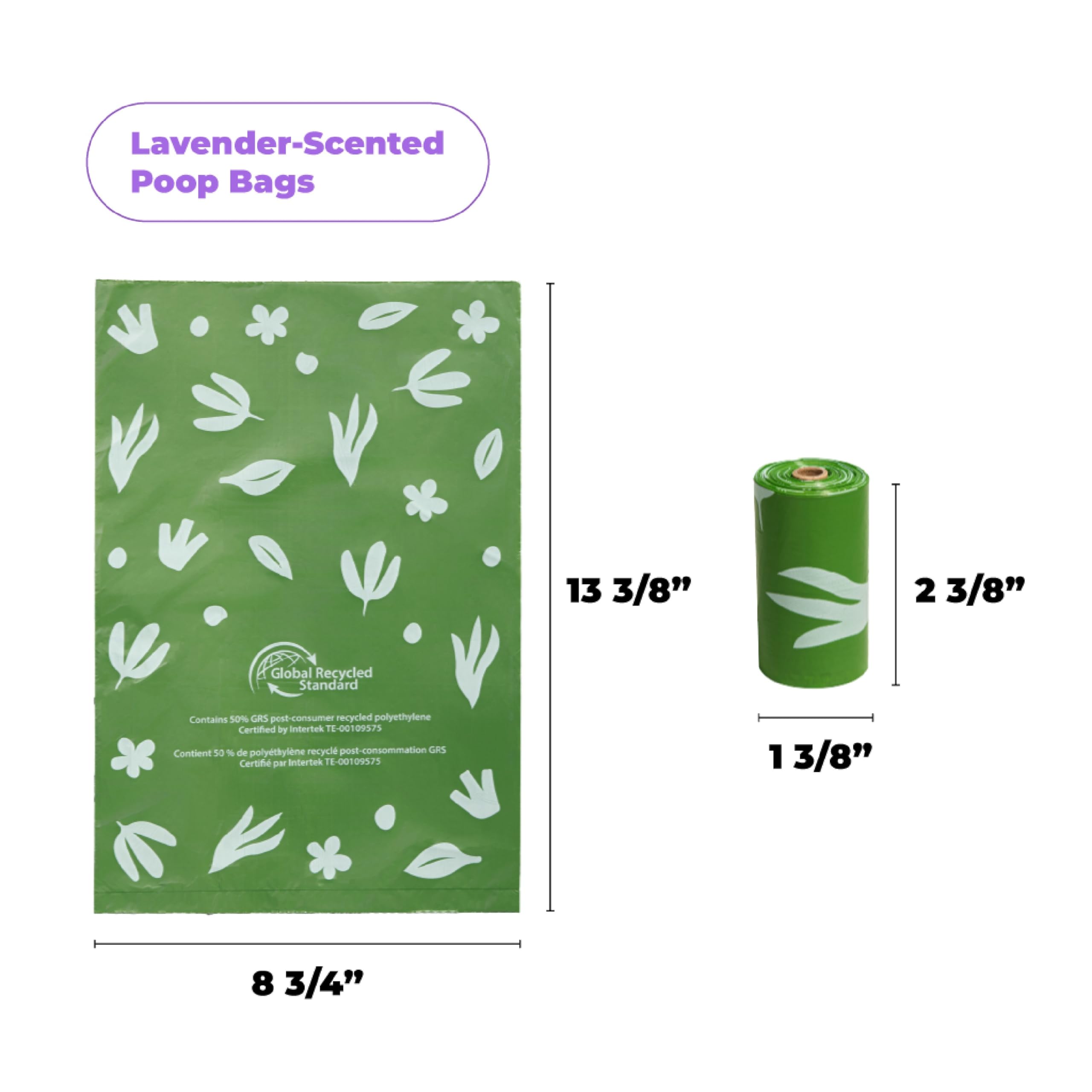 Best Pet Supplies Dog Poop Bags (150 Bags) for Waste Refuse Cleanup, Doggy Roll Replacements for Outdoor Puppy Walking and Travel, Leak Proof and Tear Resistant, Thick Plastic - Assorted Colors