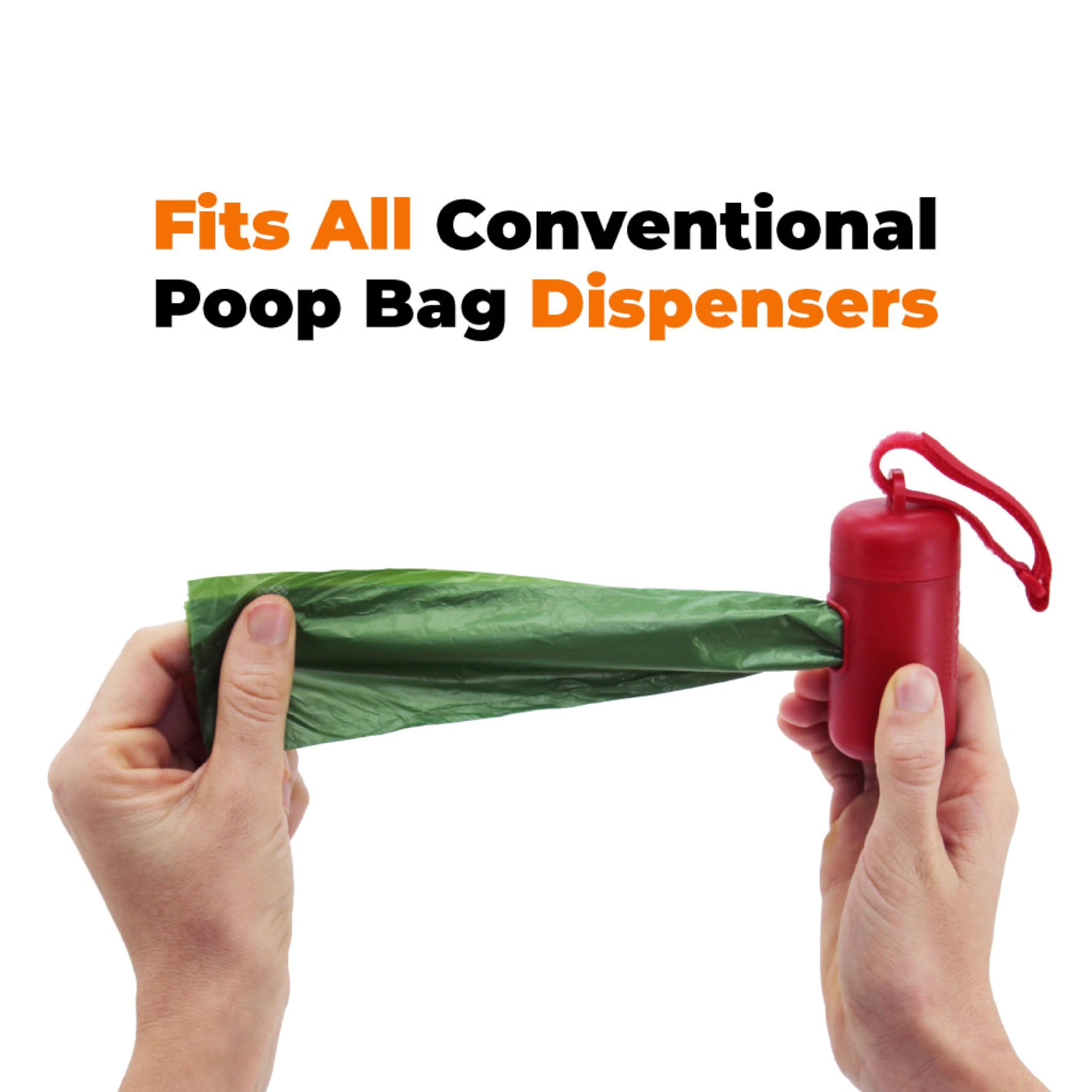 Best Pet Supplies Dog Poop Bags (150 Bags) for Waste Refuse Cleanup, Doggy Roll Replacements for Outdoor Puppy Walking and Travel, Leak Proof and Tear Resistant, Thick Plastic - Assorted Colors