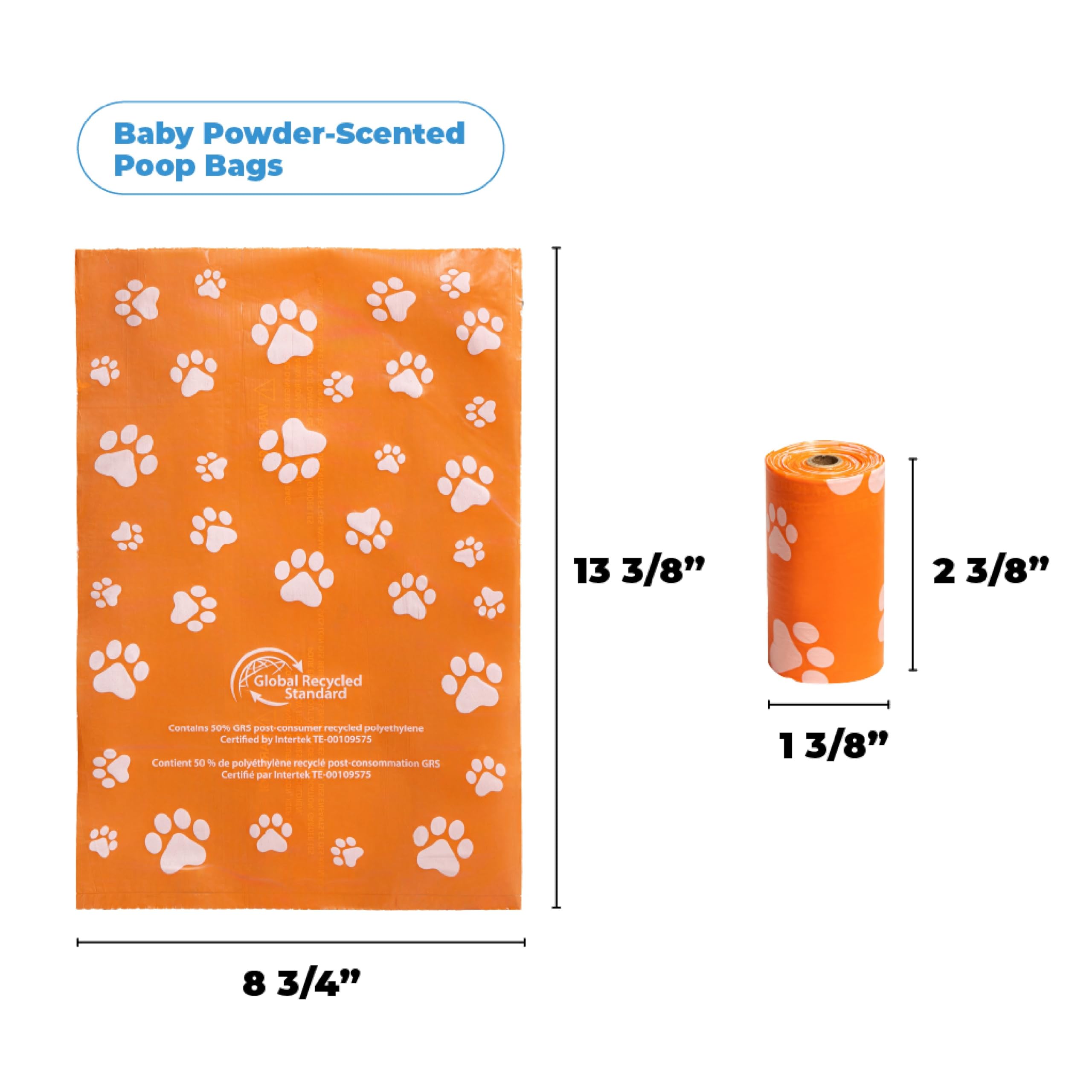 Best Pet Supplies Dog Poop Bags (150 Bags) for Waste Refuse Cleanup, Doggy Roll Replacements for Outdoor Puppy Walking and Travel, Leak Proof and Tear Resistant, Thick Plastic - Assorted Colors