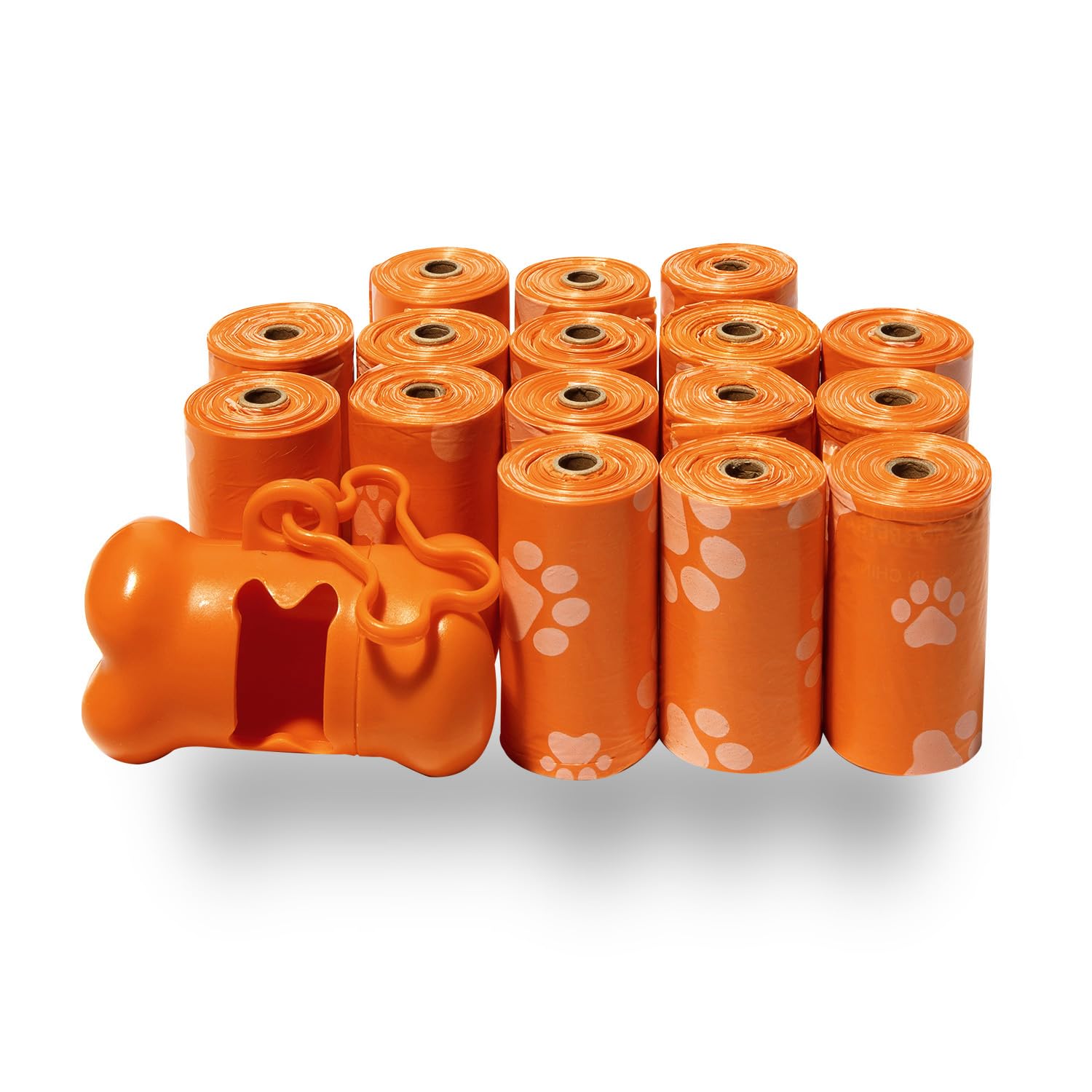 Best Pet Supplies Dog Poop Bags (150 Bags) for Waste Refuse Cleanup, Doggy Roll Replacements for Outdoor Puppy Walking and Travel, Leak Proof and Tear Resistant, Thick Plastic - Assorted Colors
