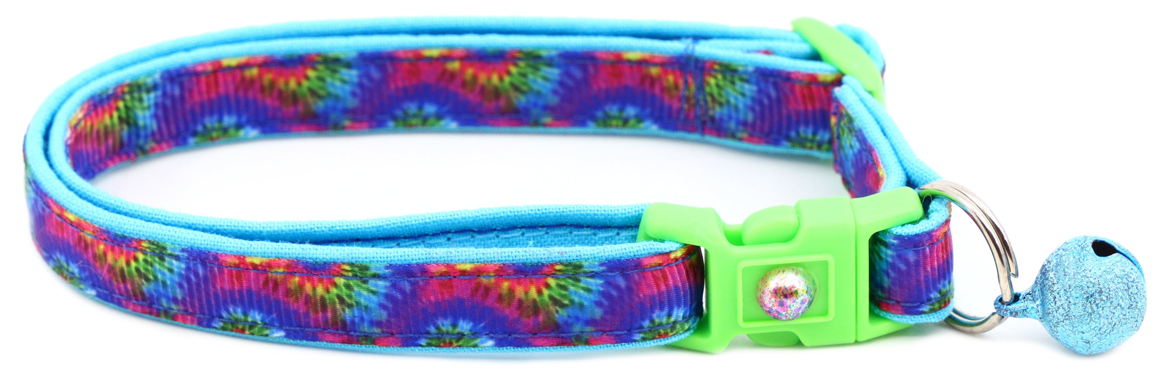 Tie Dye Breakaway Cat Collar-1
