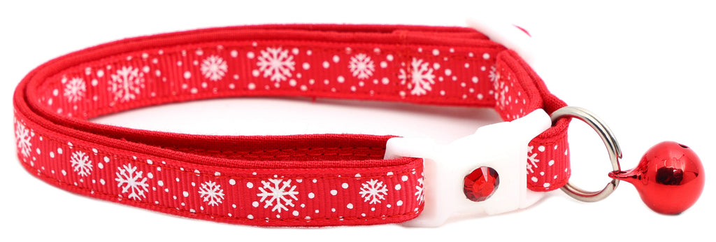 Snow Flurries Breakaway Cat Collar-5