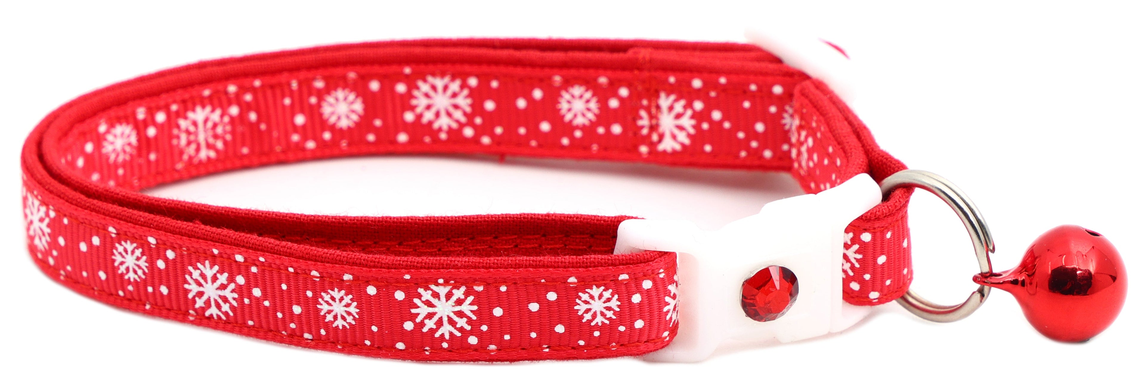 Snow Flurries Breakaway Cat Collar-5