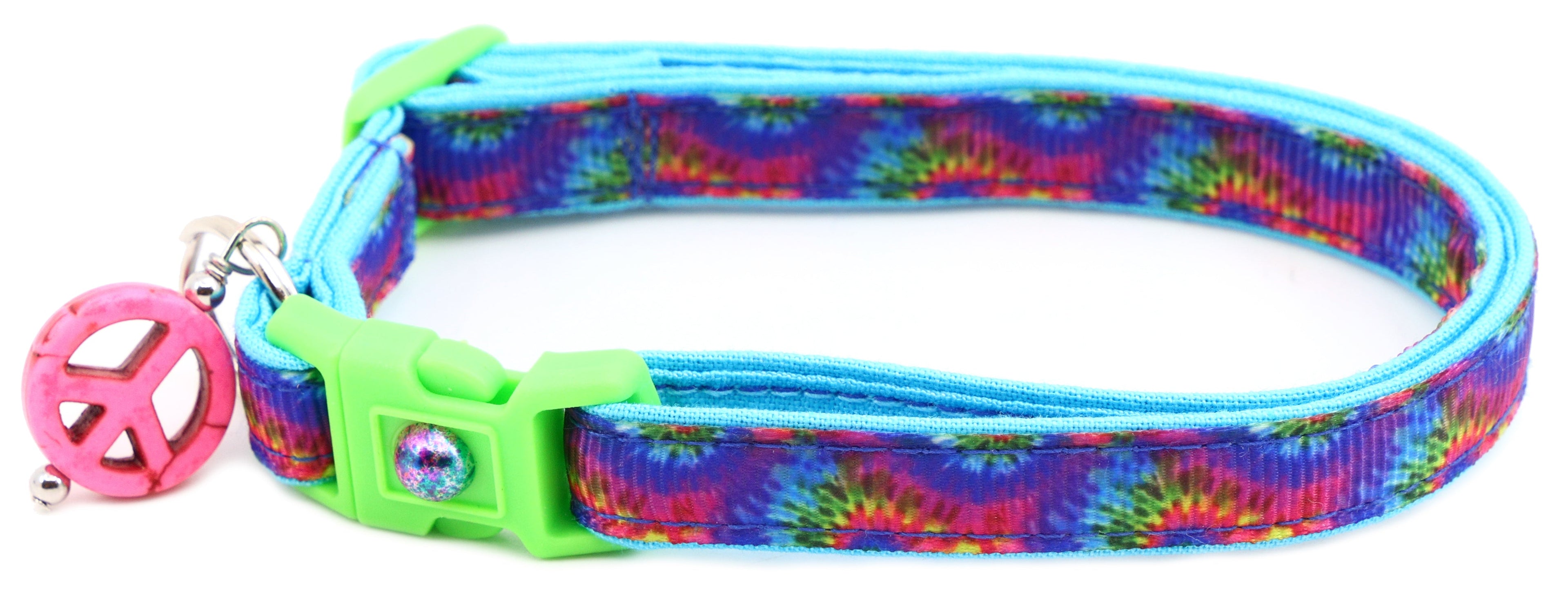 Tie Dye Breakaway Cat Collar-2