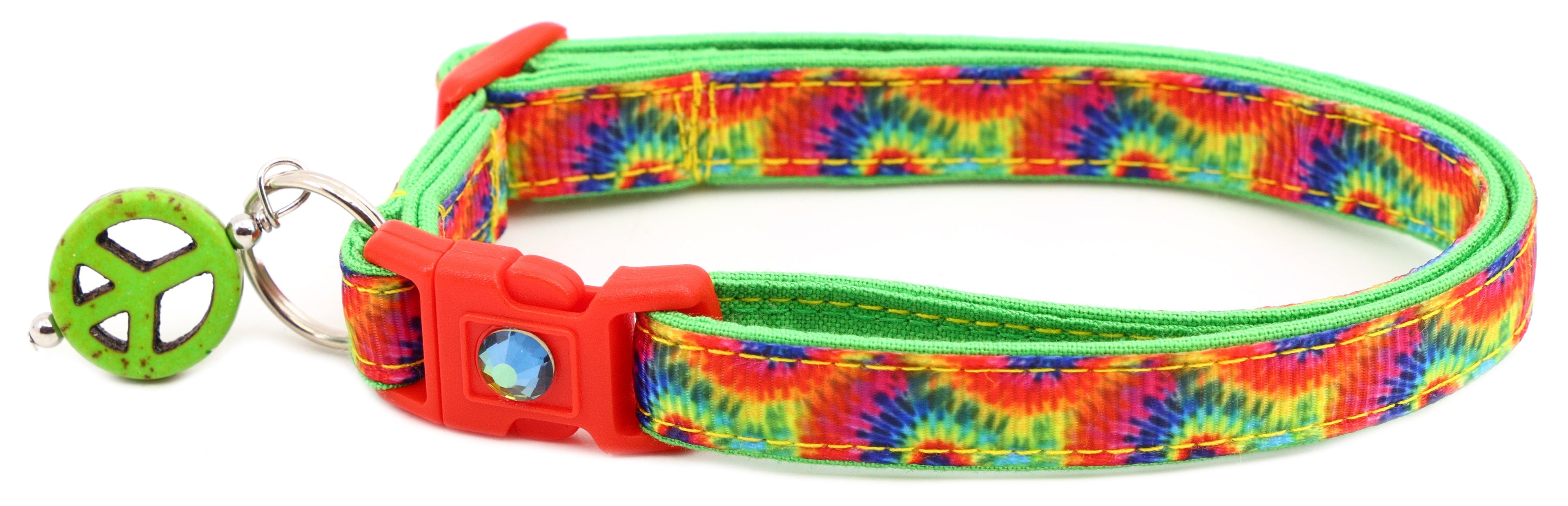 Tie Dye Breakaway Cat Collar-8