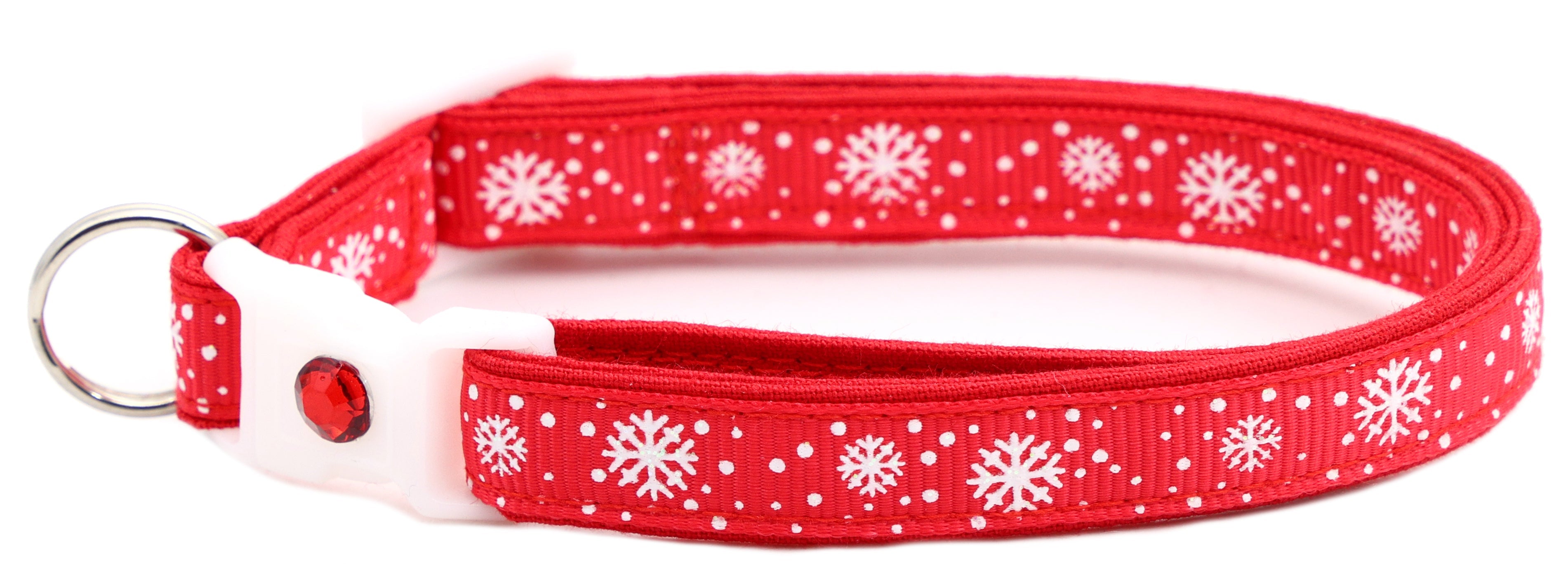 Snow Flurries Breakaway Cat Collar-14