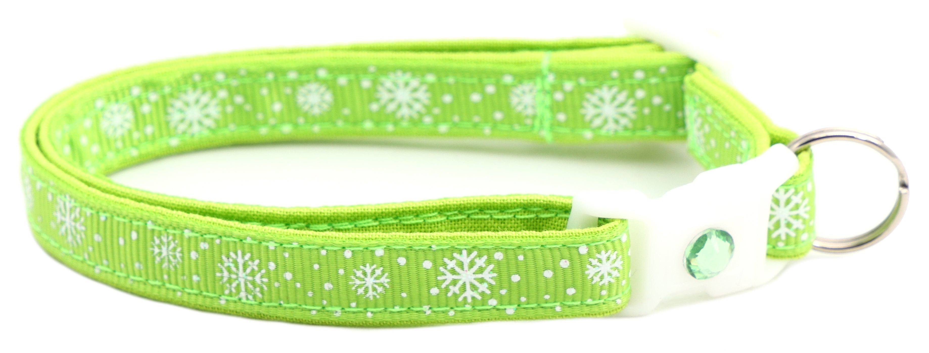 Snow Flurries Breakaway Cat Collar-3