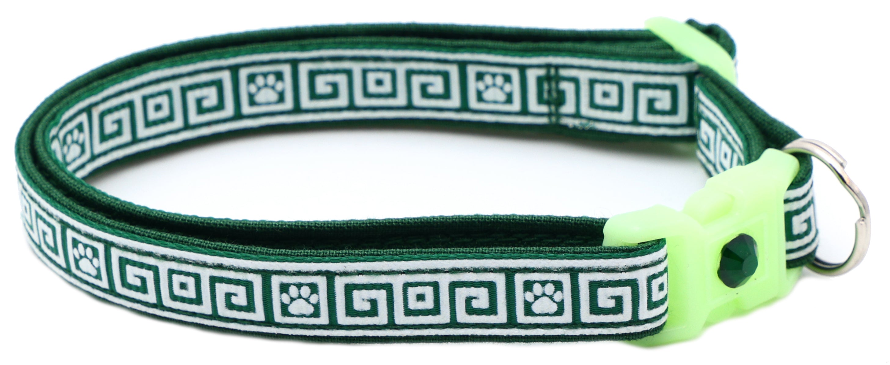 Greek Key Breakaway Cat Collar-51