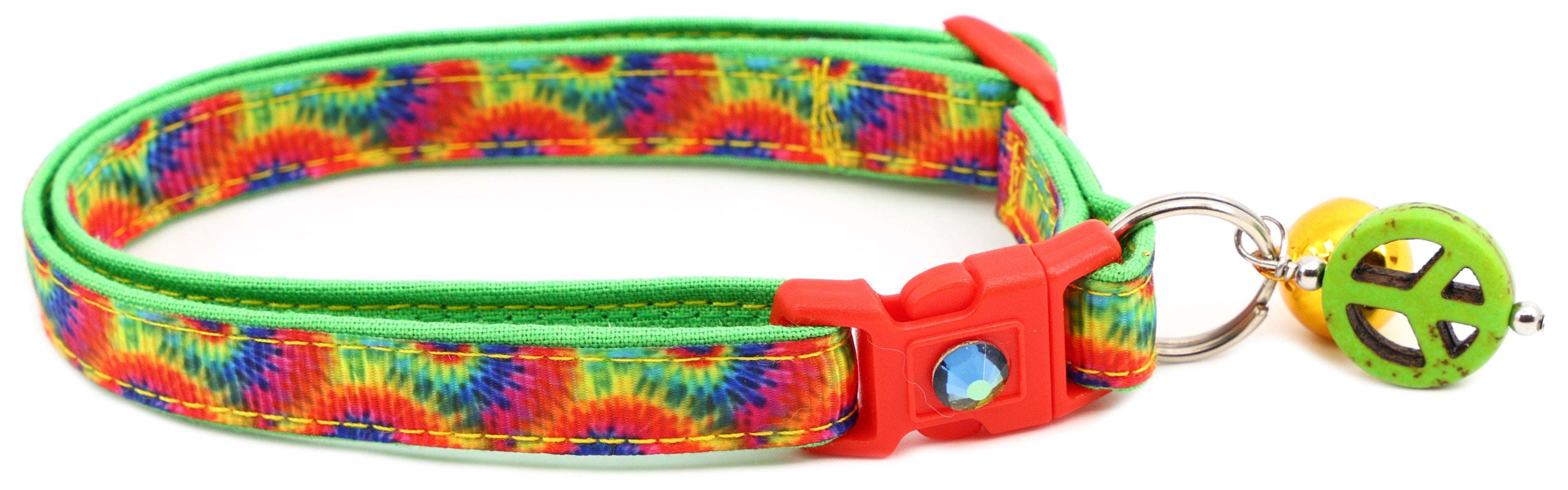 Tie Dye Breakaway Cat Collar-11