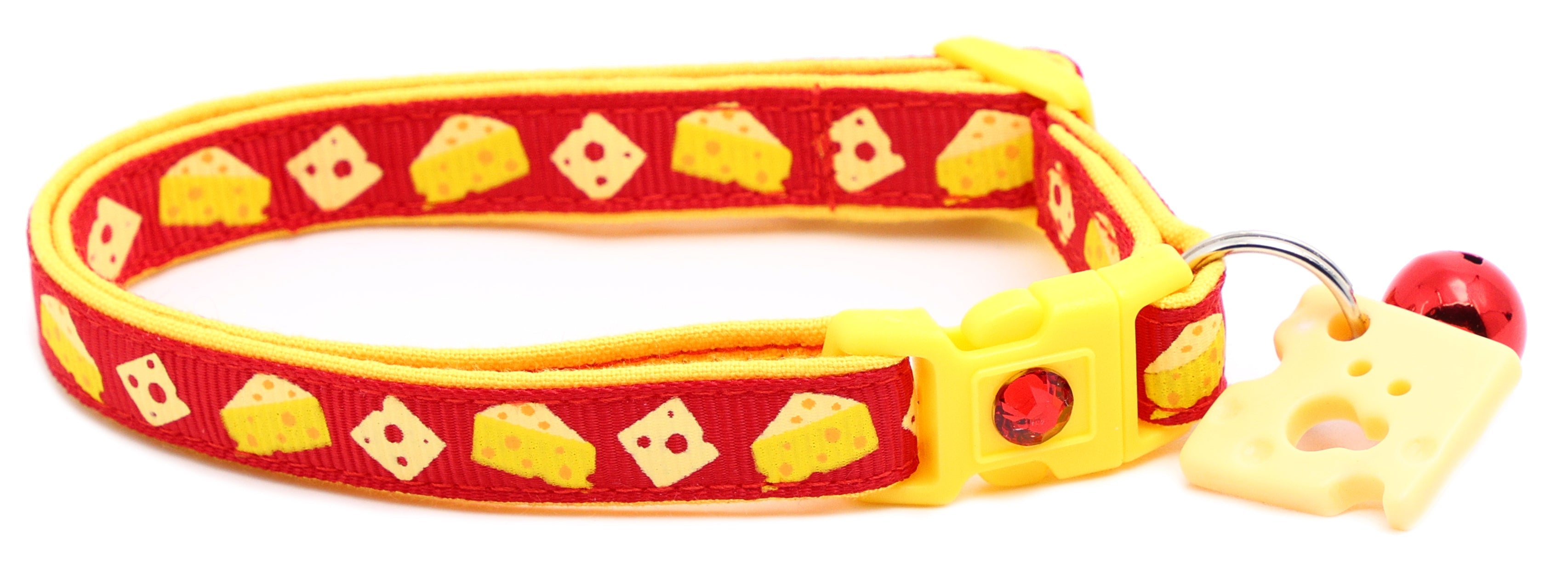 Cheese Breakaway Cat Collar-47