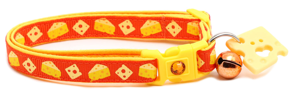 Cheese Breakaway Cat Collar-48