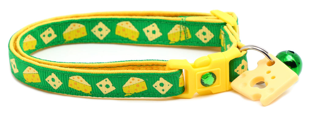 Cheese Breakaway Cat Collar-49