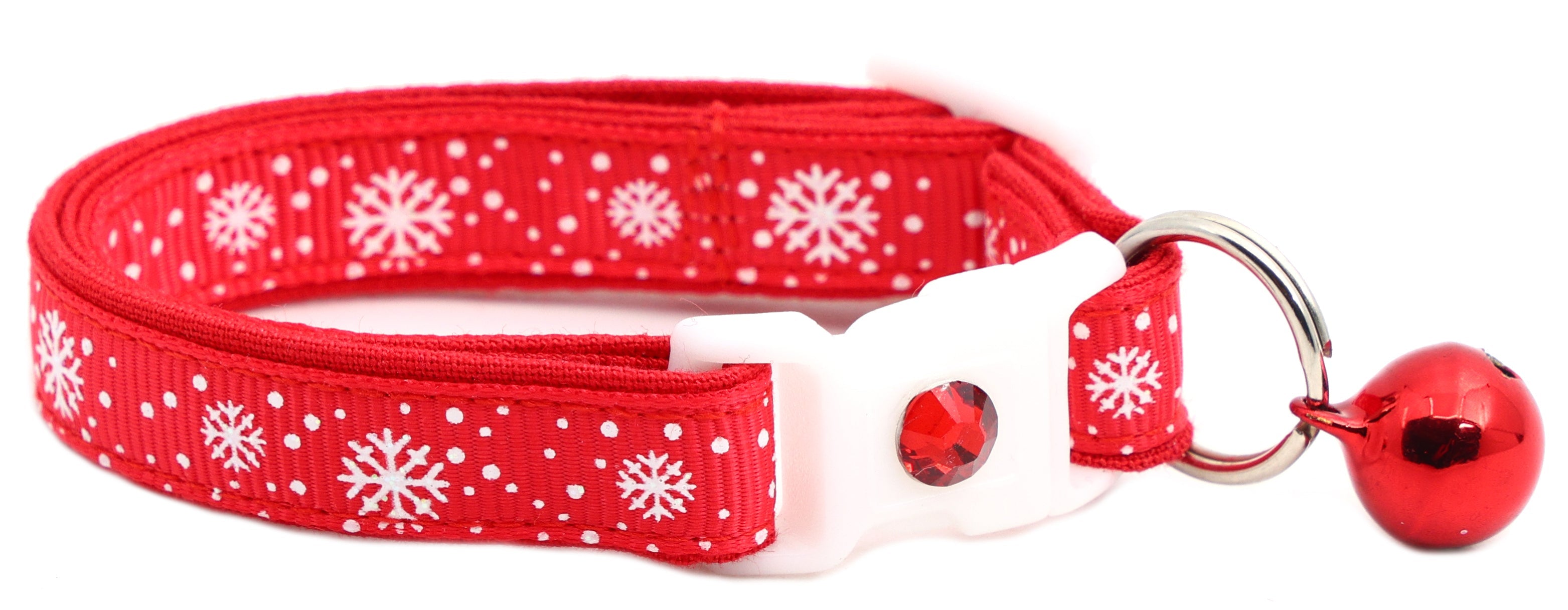 Snow Flurries Breakaway Cat Collar-6