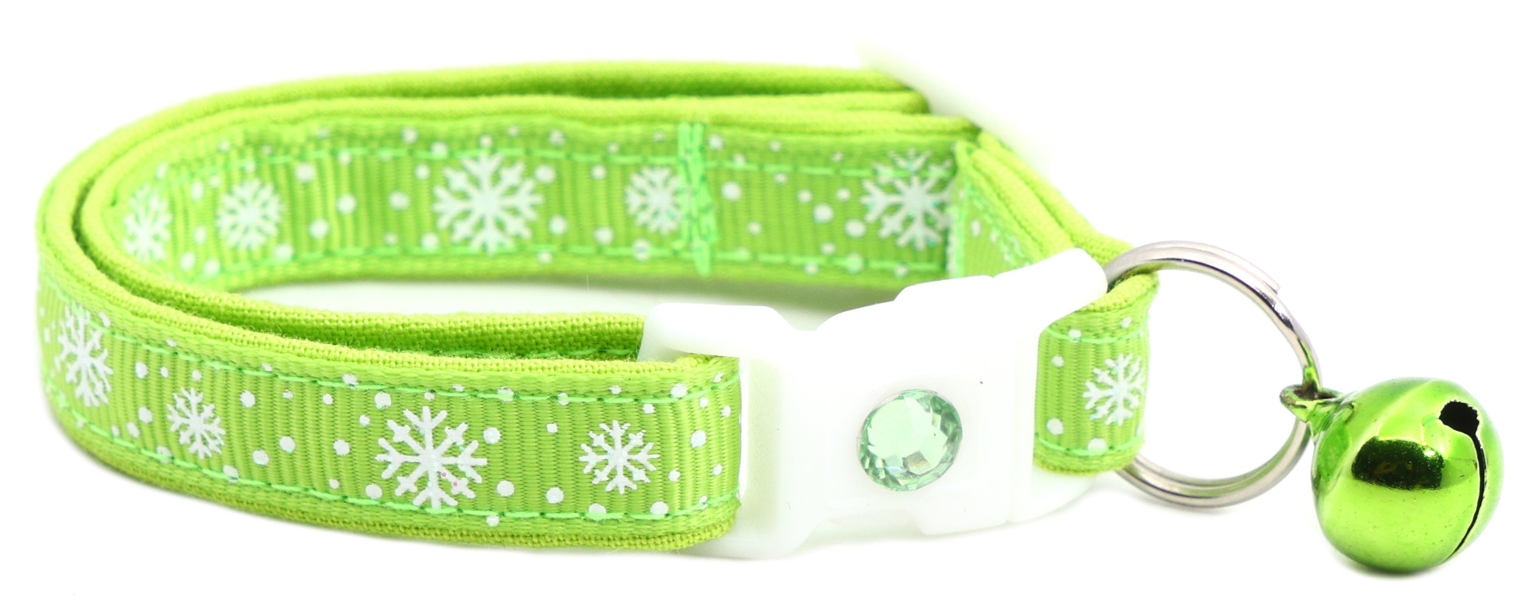 Snow Flurries Breakaway Cat Collar-7