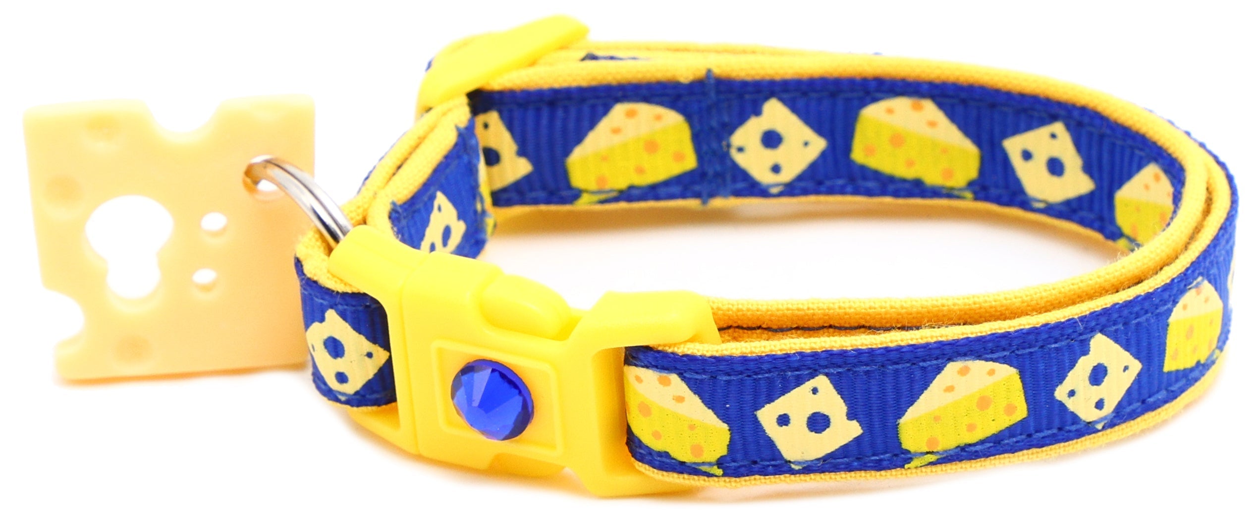 Cheese Breakaway Cat Collar-27