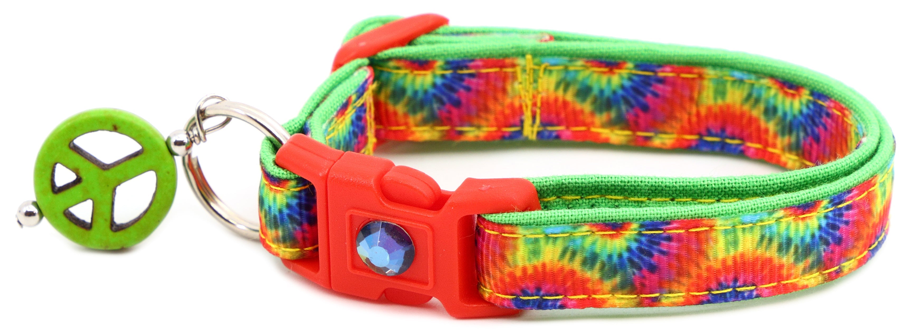 Tie Dye Breakaway Cat Collar-9