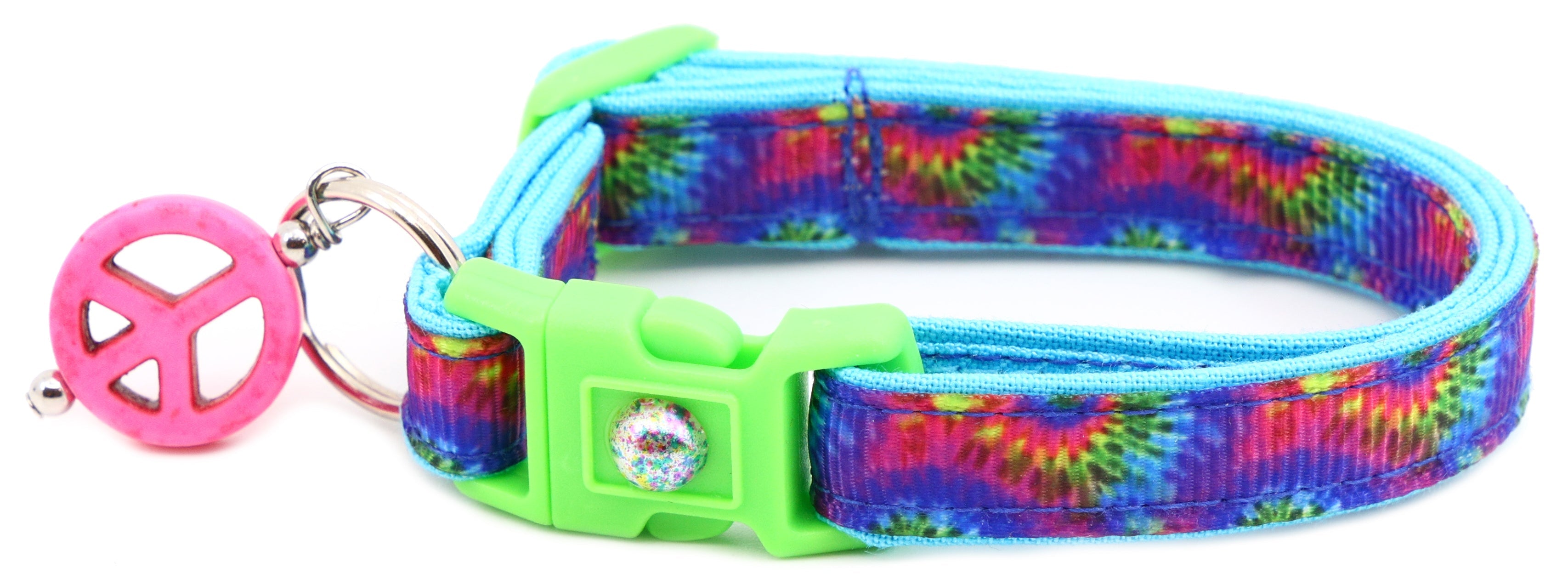Tie Dye Breakaway Cat Collar-10