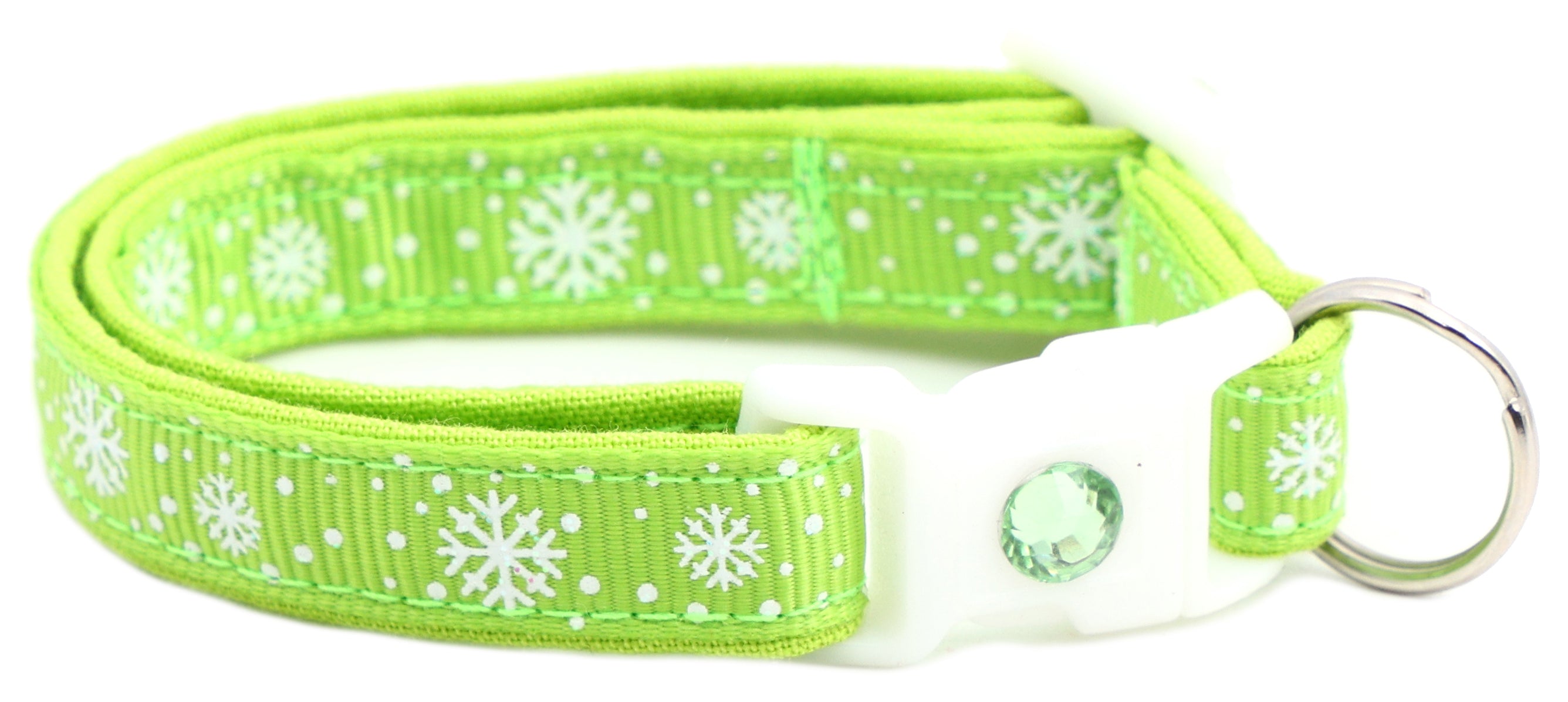 Snow Flurries Breakaway Cat Collar-16