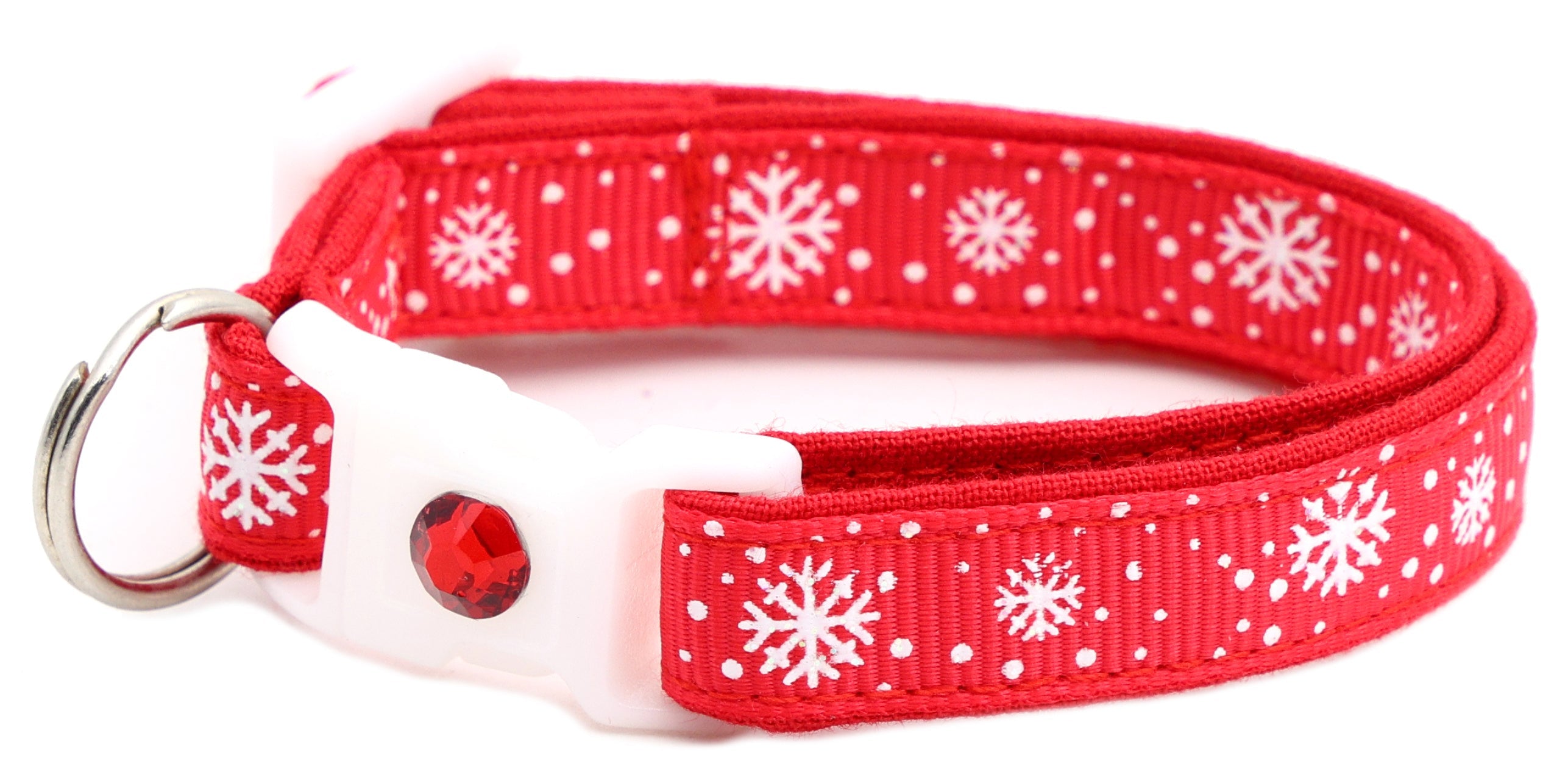 Snow Flurries Breakaway Cat Collar-15