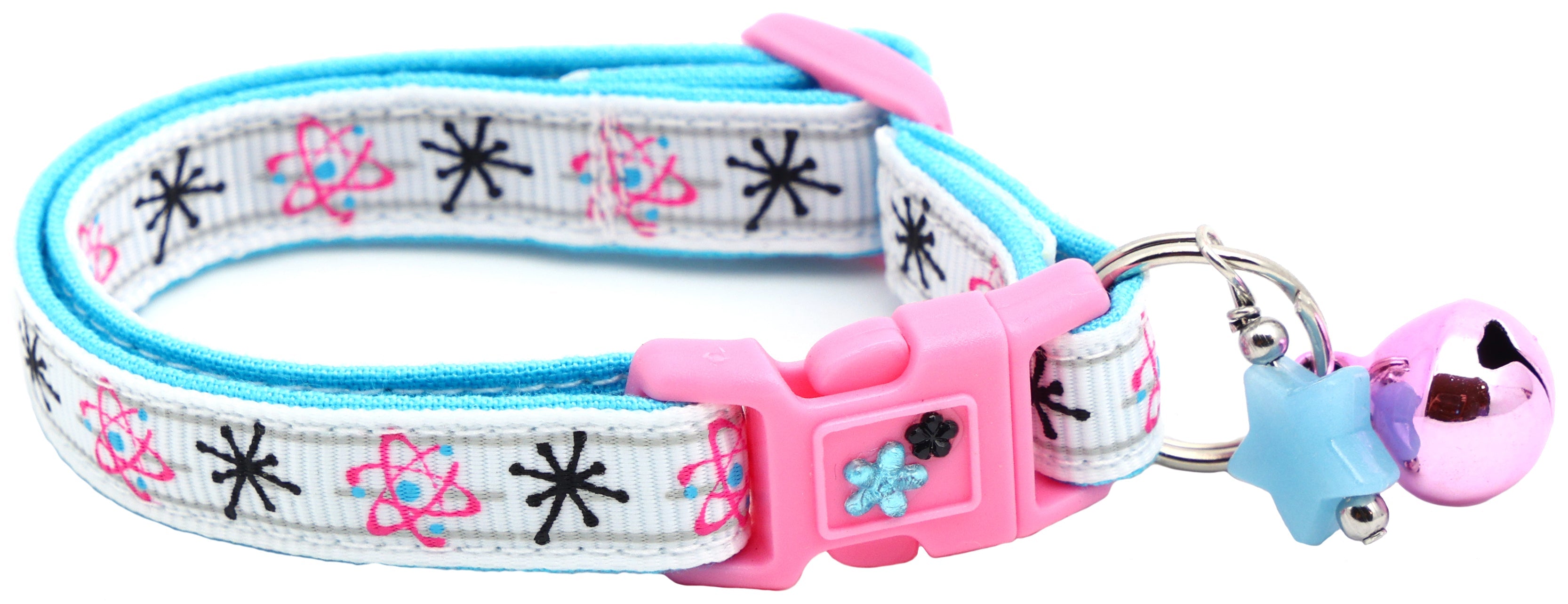 Atoms on White Cat Collar-0