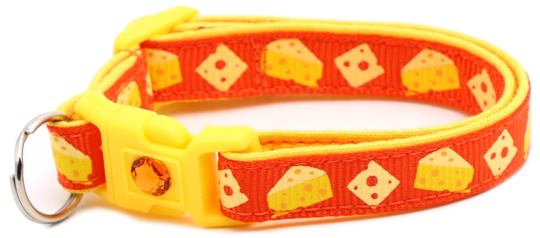Cheese Breakaway Cat Collar-56