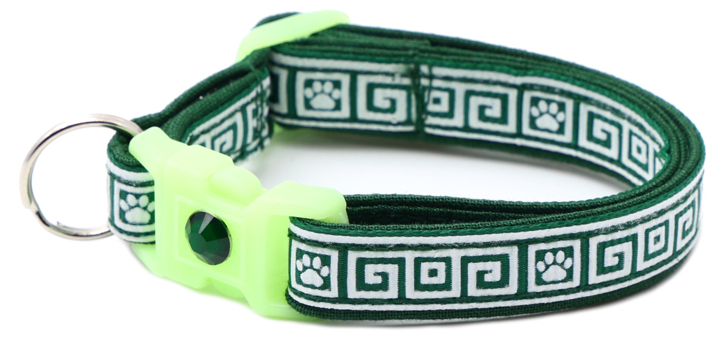 Greek Key Breakaway Cat Collar-57