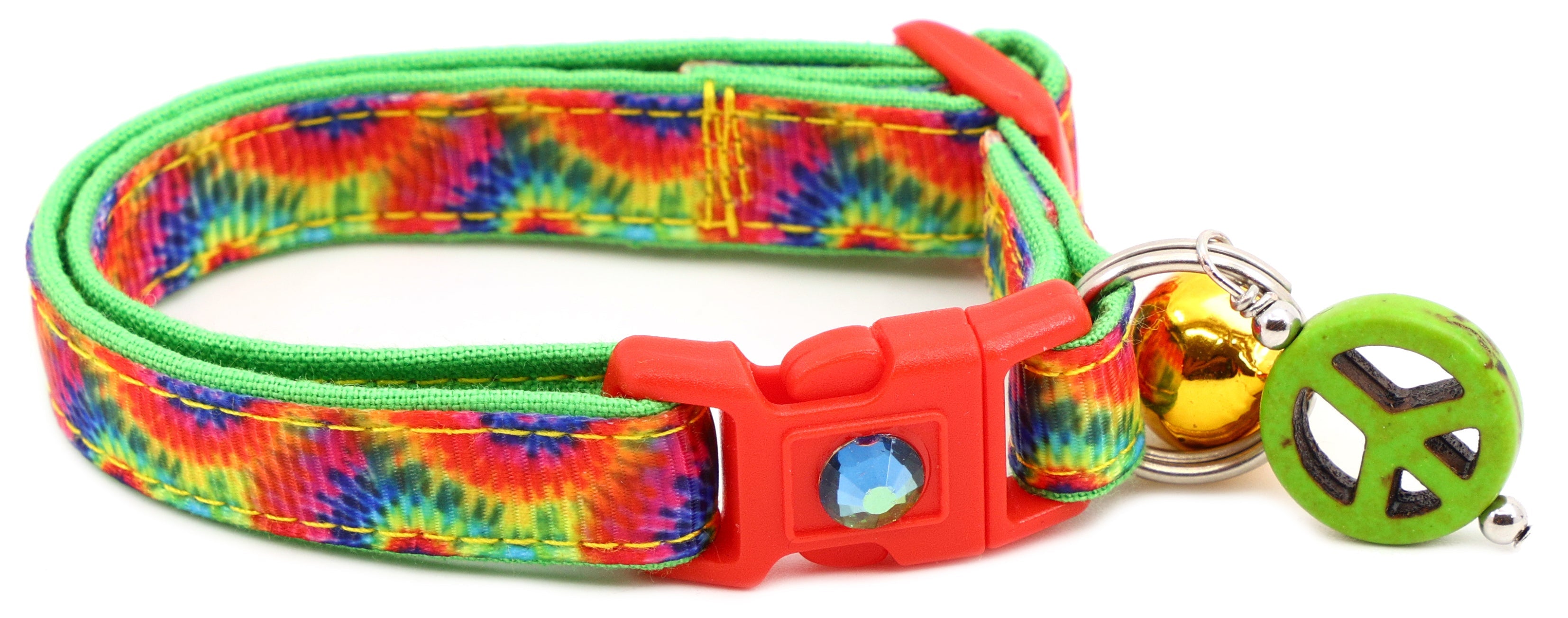 Tie Dye Breakaway Cat Collar-13